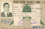 Carnet de HUNOSA de José Vicente Rodríguez Iglesias "Facuriella"